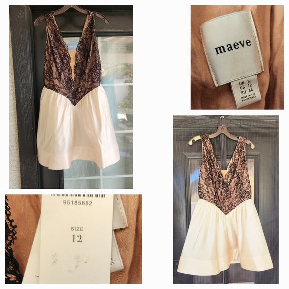 maeve twofer basque-waist mini dress - Picture 3 of 3